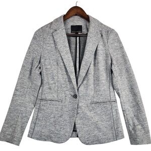 Banana Republic Women's Gray Wool Sweater blazer. Sz 10 Tall